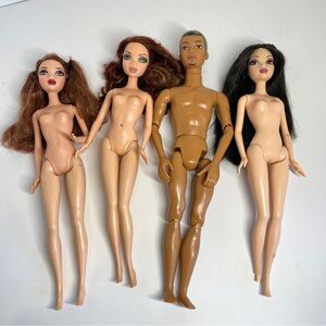 Flawed Projects TLC Vintage My Scene Barbie Doll Lot Chelsea Nolee Tyson Rare